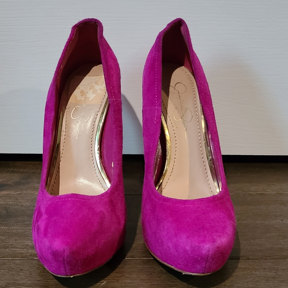 Jessica Simpson Size 9 Suede Fuchsia